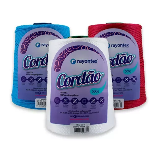 Fio Náutico 2,5mm 500g Rayontex | Cordão 100% Polipropileno