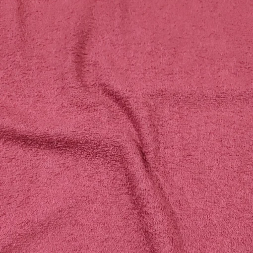 Tecido Atoalhado Pimenta Rosa 100% Algodão 286g/m² - 0,5m x 1,40m